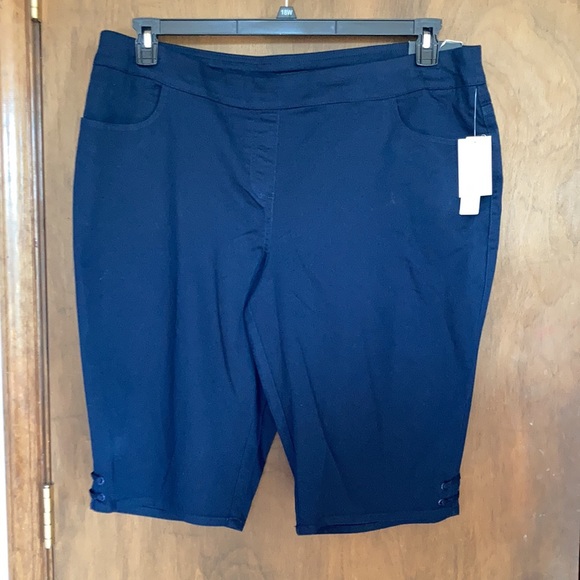 Napa Valley short navy blue comfort waistband pull on short 18W - Picture 9 of 15